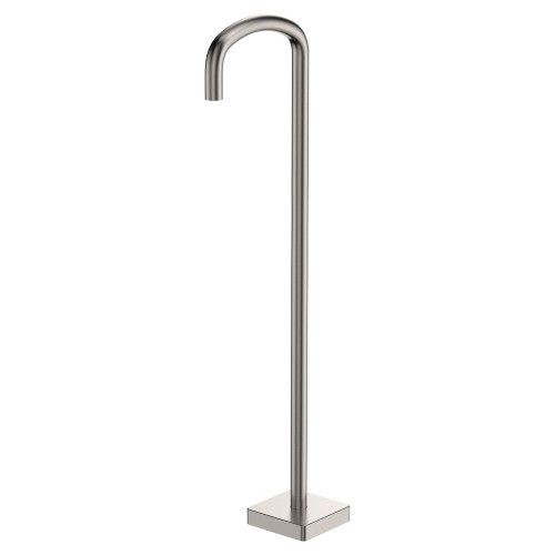 Tono Freestanding Floor Mounted Bath Outlet 227mm Brushed Nickel [294334]