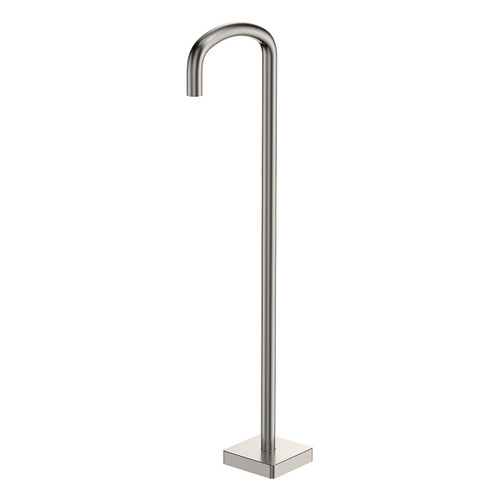 Tono Freestanding Floor Mounted Bath Outlet 227mm Brushed Nickel [294334]