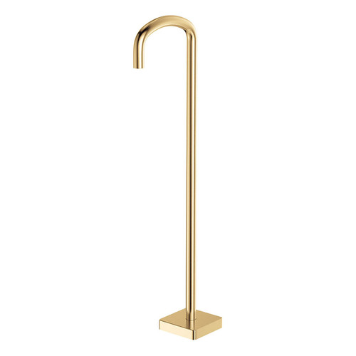 Tono Freestanding Floor Mounted Bath Outlet 227mm Urban Brass [294331]
