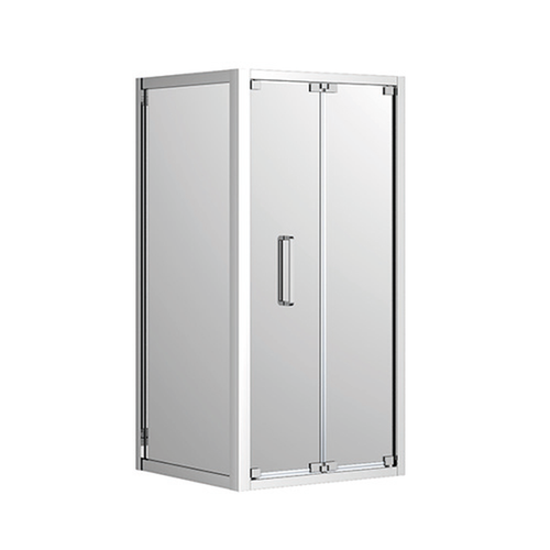 Corsica Bi-fold 900mm Right Hinge Door Chrome [133884]