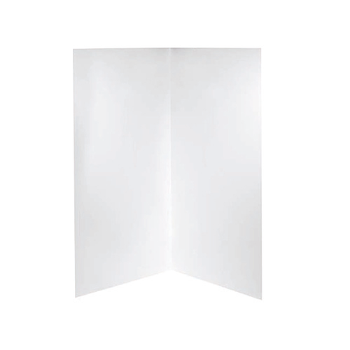 Marbletrend Standard Shower Wall 900mm x 2000mm White 2-Sided [125250]