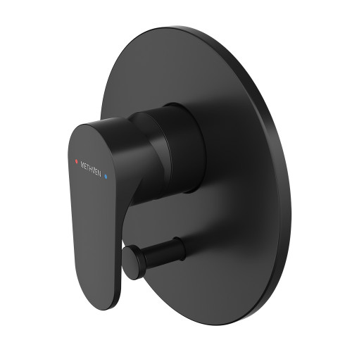 Glide Shower Mixer with Diverter Matte Black [192724]