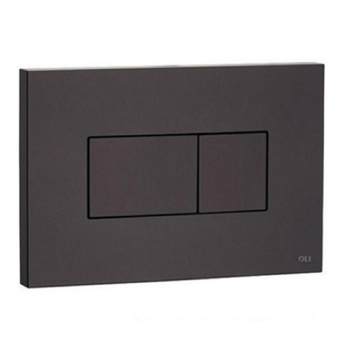 Karisma Dual Flush Button Soft Touch Black [134210]