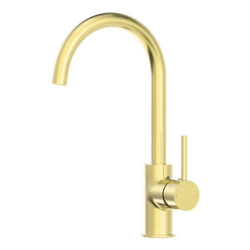 Dolce Kitchen Mixer Gooseneck Brushed Gold [289753]