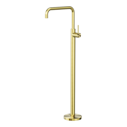 Mecca Freestanding Bath Mixer Square Shape Brushed Gold [290027]