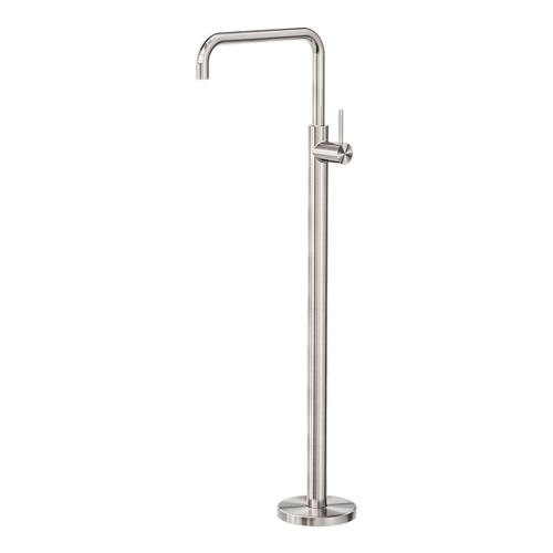 Mecca Freestanding Bath Mixer Square Shape Brushed Nickel [290021]