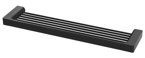 Gloss Shower Shelf Matte Black [137648]