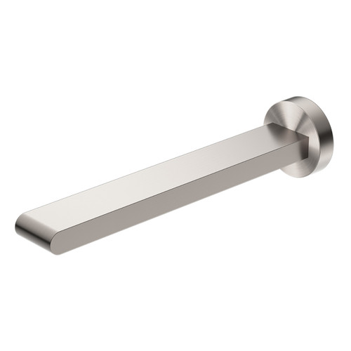 Bianca Fixed Bath Spout 240mm Brushed Nickel [290124]
