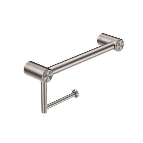 Mecca Care 25mm Toilet Roll Rail 300mm Brushed Nickel [293195]