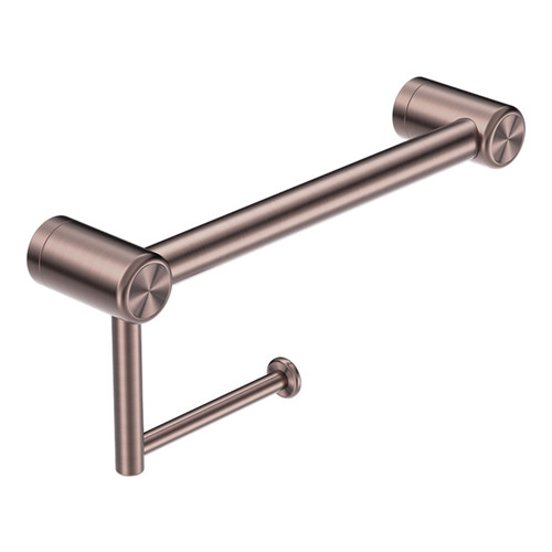 Mecca Care 25mm Toilet Roll Rail 300mm Brushed Bronze [293146]