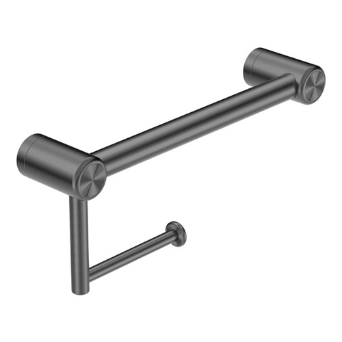 Mecca Care 25mm Toilet Roll Rail 300mm Gunmetal [293143]