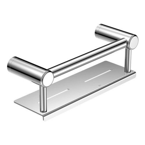 Mecca Care 25mm Grab Rail with Shelf 300mm Chrome [293274]