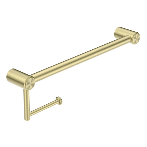 Mecca Care 25mm Toilet Roll Rail 450mm Brushed Gold [293131]