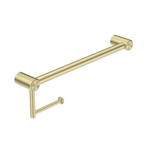 Mecca Care 25mm Toilet Roll Rail 450mm Brushed Gold [293131]