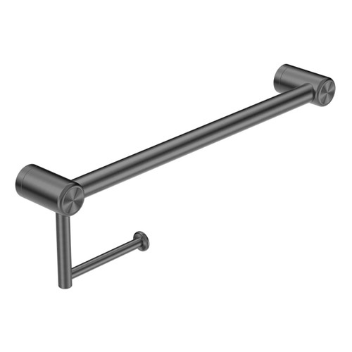 Mecca Care 25mm Toilet Roll Rail 450mm Gunmetal [293133]