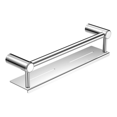 Mecca Care 25mm Grab Rail with Shelf 450mm Chrome [293297]