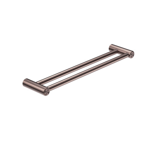 Mecca Care 25mm Grab Double Towel Rail 600mm Brushed Bronze [293139]