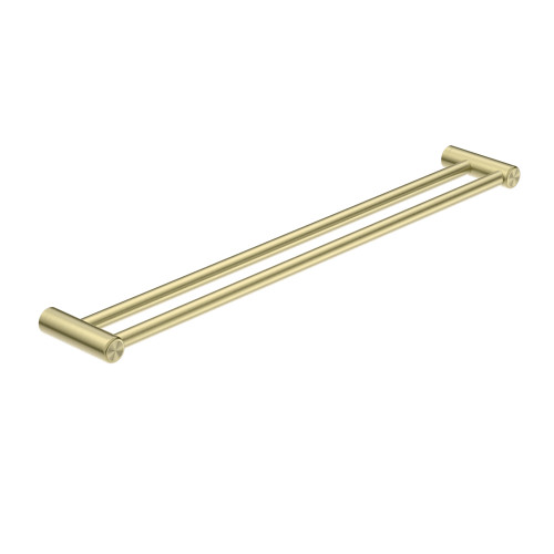 Mecca Care 25mm Grab Double Towel Rail 900mm Brushed Gold [293178]