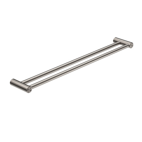 Mecca Care 25mm Grab Double Towel Rail 900mm Brushed Nickel [293177]