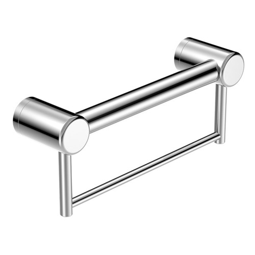 Mecca Care 32mm Grab Rail with Towel Holder 300mm Chrome [293188]