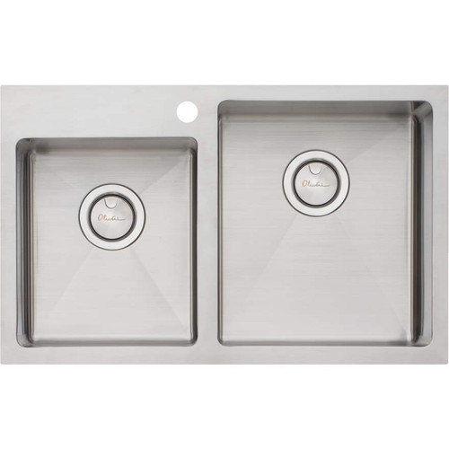 Apollo 1 & 3/4 Offset Right Hand Bowl Sink 750mm x 465mm 1 Tap Hole [137809]