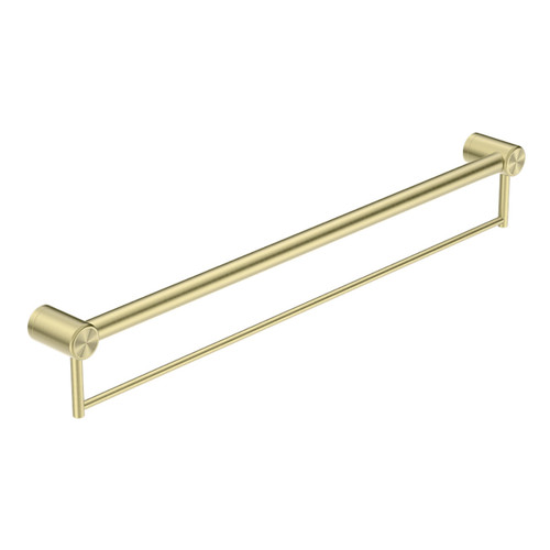 Mecca Care 32mm Grab Rail with Towel Holder 900mm Brushed Gold [293198]