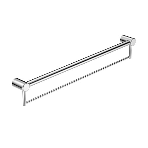 Mecca Care 32mm Grab Rail with Towel Holder 900mm Chrome [293200]