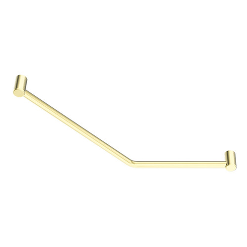 Mecca Care 32mm Ambulant 45 Degree Bent Tube 450 X 650mm Brushed Gold [293302]