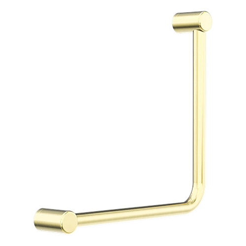 Mecca Care 32mm Ambulant 90Degree Bent Tube 450 X 450mm Brushed Gold [293167]