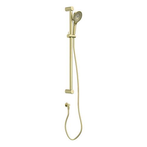 Mecca Care 32mm Grab Rail and Adjustable Shower Rail Set 900mm Brushed Gold [293223]