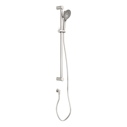 Mecca Care 32mm Grab Rail and Adjustable Shower Rail Set 900mm Brushed Nickel [293222]