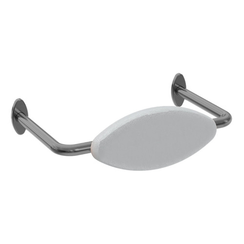 Mecca Care  DDA Toilet Backrest Gunmetal [293312]