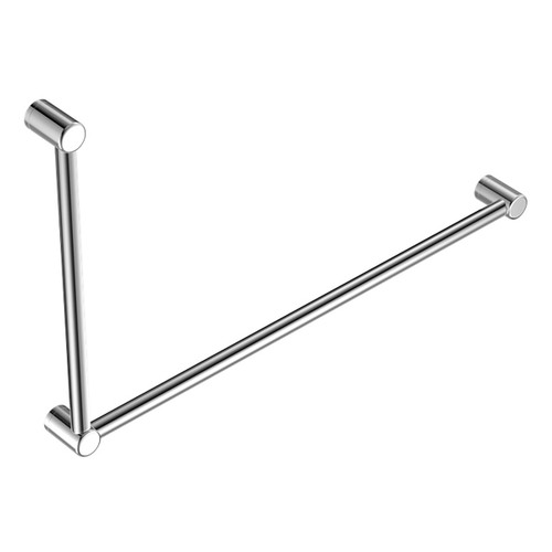 Mecca Care 32mm DDA Grab Rail Set 90 Degree 600 X 1000mm Chrome [293334]