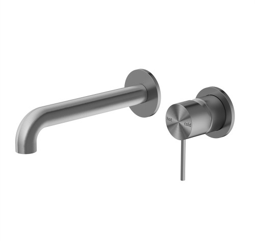 Mecca Wall Basin/Bath Mixer Separate Back Plate 120mm Gunmetal [293573]