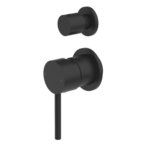 Dolce Shower Mixer with Divertor Separate Back Plate Matte Black [293604]
