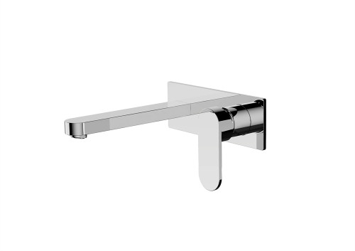 Ecco Wall Basin/Bath Mixer Chrome [293608]