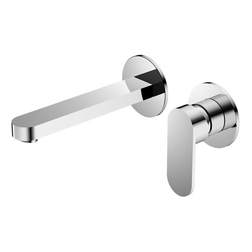 Ecco Wall Basin/Bath Mixer Separate Back Plate Chrome [293590]