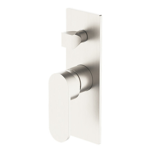 Ecco Shower Mixer with Divertor Brushed Nickel [293570]