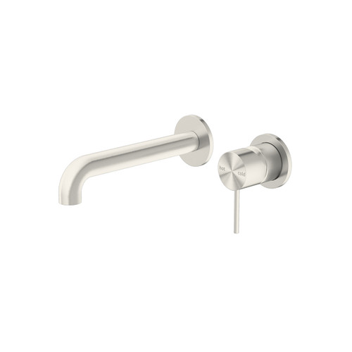 Mecca Wall Basin/Bath Mixer Separete Back Plate 160mm Brushed Nickel [293691]