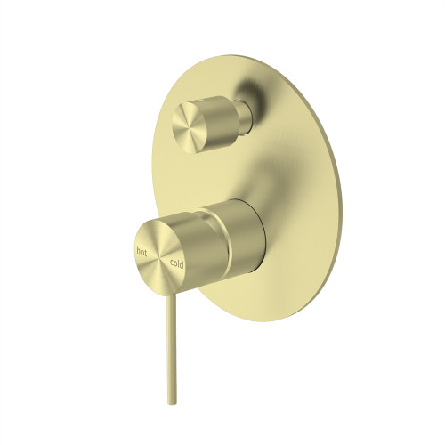Mecca Shower Mixer with Divertor Brushed Gold [293695]