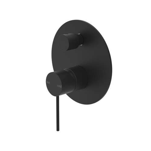 Mecca Shower Mixer with Divertor Matte Black [293689]