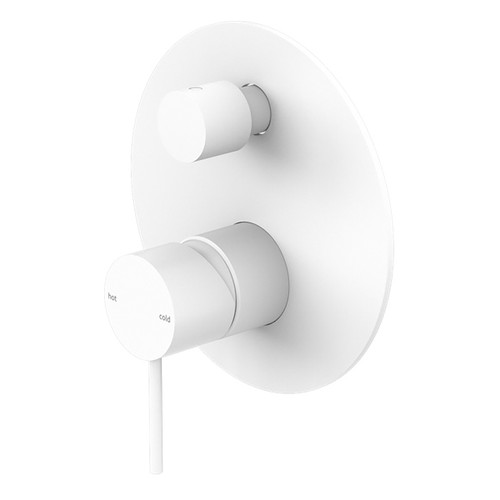 Mecca Shower Mixer with Divertor Matte White [293698]