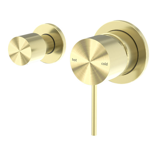 Mecca Shower Mixer with Horizontal 2 Way Divertor Brushed Gold [293658]