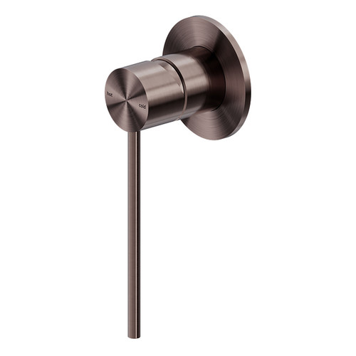 Mecca Care Handle Shower Mixer Brushed Bronze [293634]