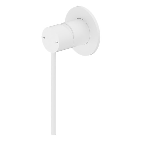 Mecca Care Handle Shower Mixer Matte White [293637]