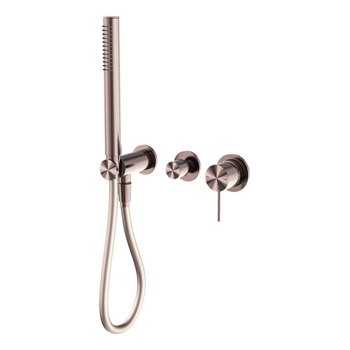 Mecca Shower Mixer Divertor System Separate Back Plate Brushed Bronze [293702]