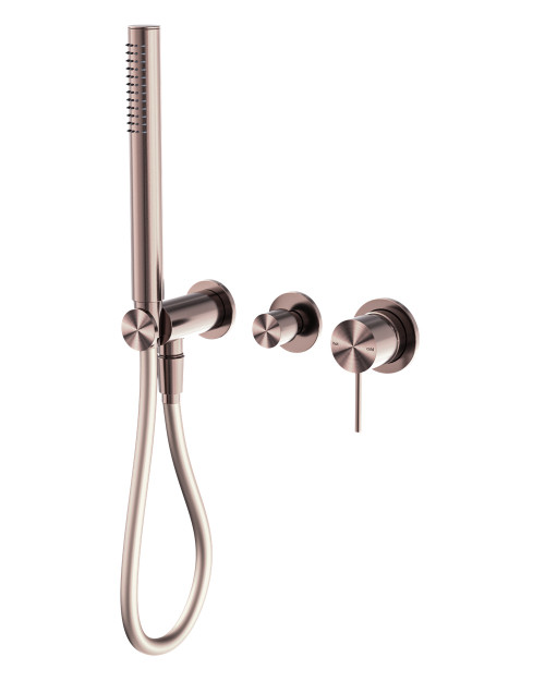 Mecca Shower Mixer Divertor Systerm Separate Back Plate Brushed Bronze [293702]