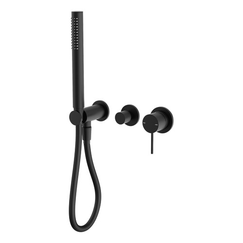 Mecca Shower Mixer Divertor System Separate Back Plate Matte Black [293690]