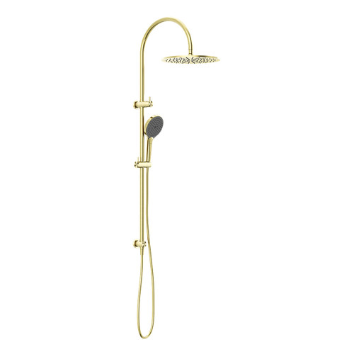 Opal Twin Shower Set with Air Shower II Brushed Gold [293882]