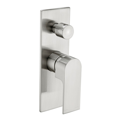 Bianca Shower Mixer with Divertor Brushed Nickel [293720]